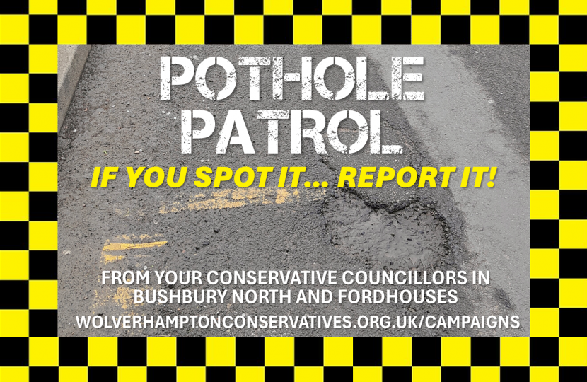 Graphic/logo for Pothole Patrol
